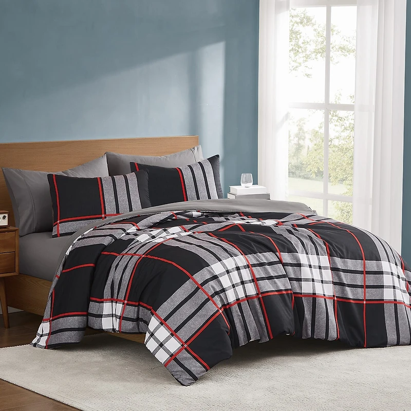 Truly Soft Danbury Plaid Comforter Set