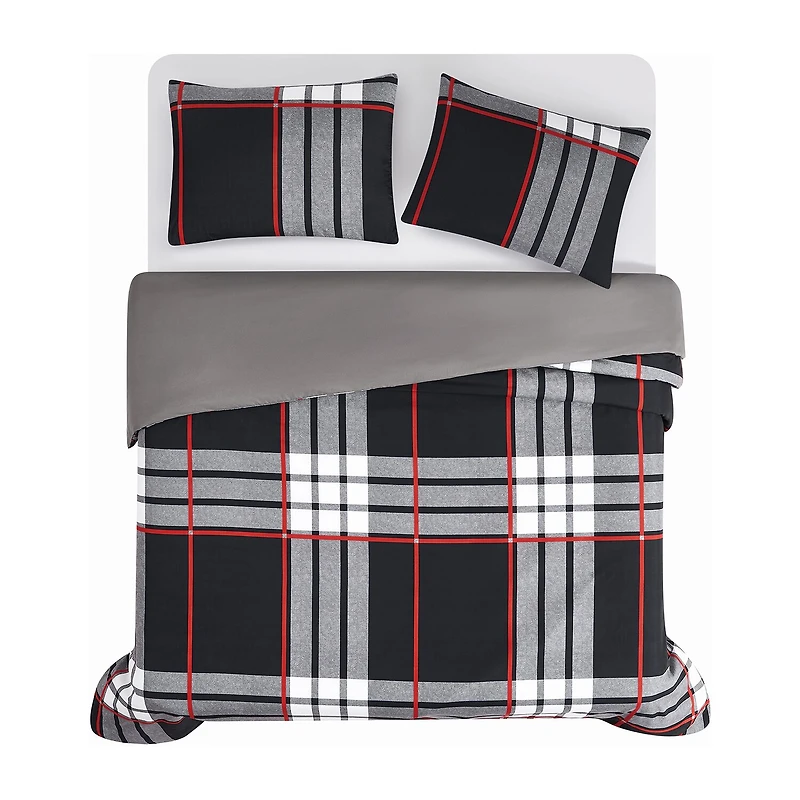 Truly Soft Danbury Plaid Comforter Set