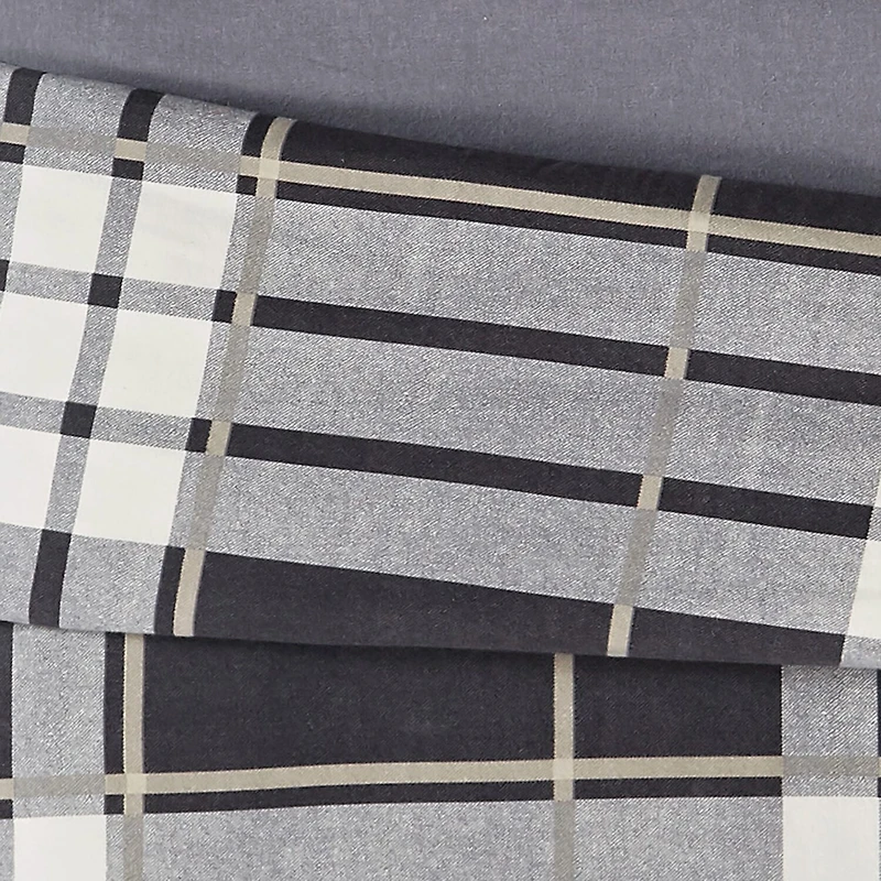 Truly Soft Milo Plaid Flannel Comforter Set