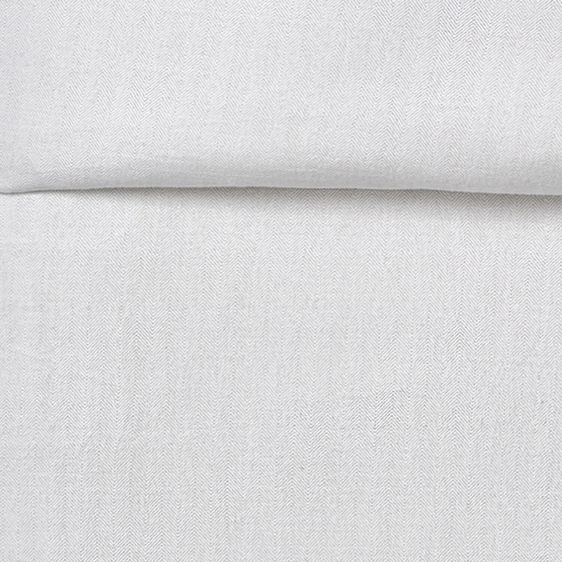 London Fog Herringbone Flannel Duvet Cover Set
