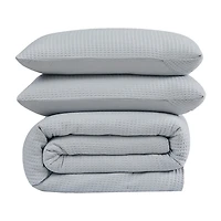 Cannon Cotton Waffle Comforter Set