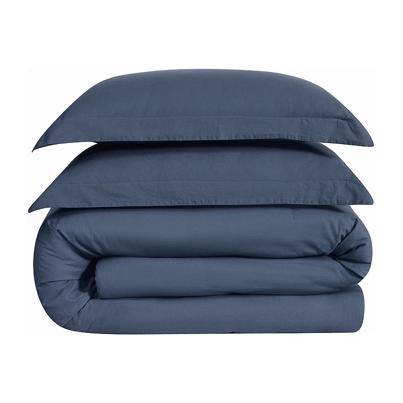 Brooklyn Loom Essential Washed Cotton Comforter Set