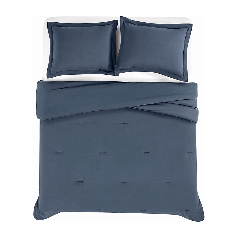 Brooklyn Loom Essential Washed Cotton Comforter Set