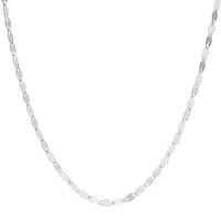 Sterling Silver 18" Flat Link Chain