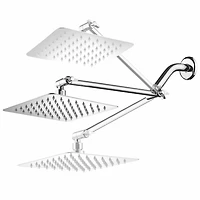 HotelSpa® Mega-Size 8" Square Rainfall Showerhead