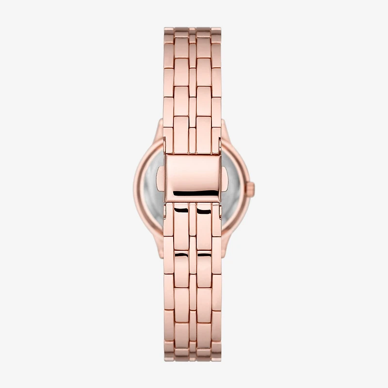Mixit Ladies Sets Womens Crystal Accent Rose Goldtone 4-pc. Watch Boxed Set Fmdjset309