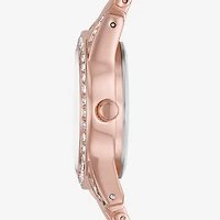 Ladies Sets Womens Crystal Accent Rose Goldtone 6-pc. Watch Boxed Set Fmdjset313