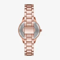 Ladies Sets Womens Crystal Accent Rose Goldtone 6-pc. Watch Boxed Set Fmdjset315
