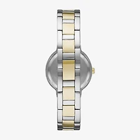 Ladies Sets Womens Crystal Accent Two Tone 4-pc. Watch Boxed Set Fmdjset316