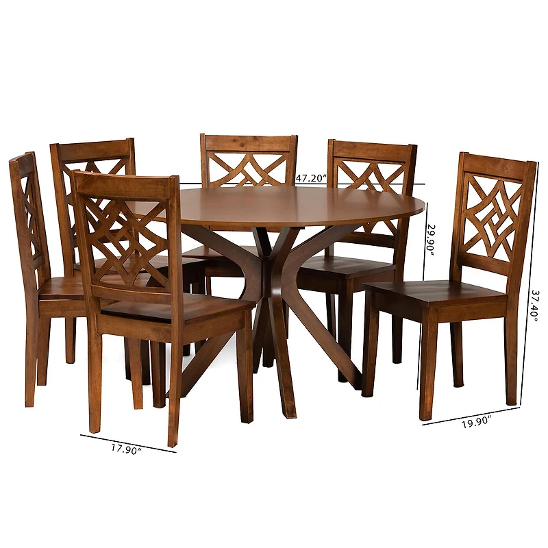 Miela Dining Room Collection 7-pc. Round Set