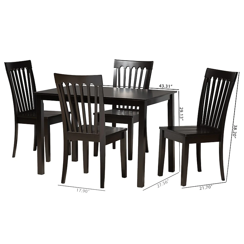 Erion Dining Room Collection 5-pc. Rectangular Dining Set