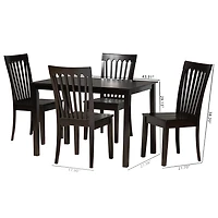 Erion Dining Room Collection 5-pc. Rectangular Dining Set