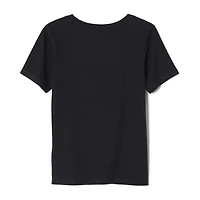 French Toast Little & Big Kid Unisex Easy-on + Easy-off Sensory Friendly Crew Neck Short Sleeve Adaptive T-Shirt