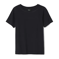 French Toast Little & Big Kid Unisex Easy-on + Easy-off Sensory Friendly Crew Neck Short Sleeve Adaptive T-Shirt