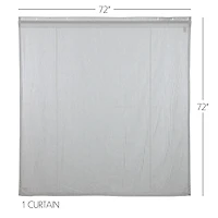 Vhc Brands Sawyer Mill Blue Ticking Shower Curtain