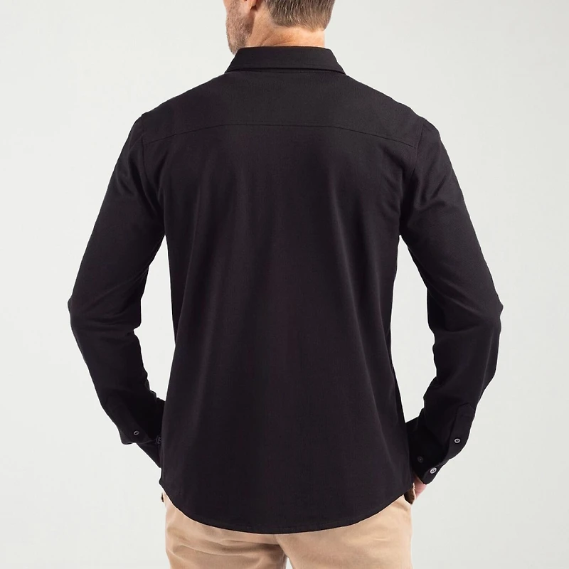 CUTTER & BUCK Mens Regular Fit Long Sleeve Dress Shirt