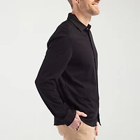 CUTTER & BUCK Mens Regular Fit Long Sleeve Dress Shirt