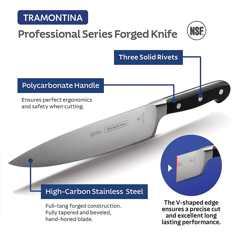 Tramontina Pro Series 7-pc. Knife Block Set