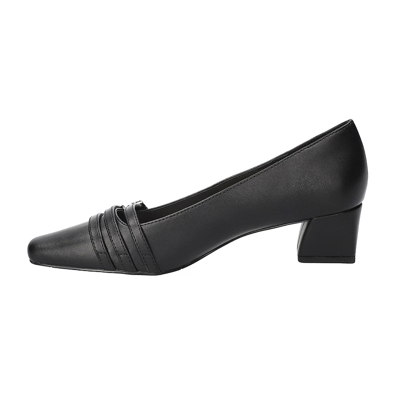 Easy Street Womens Block Heel Booties