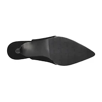 Easy Street Womens Pointed Closed Toe Kitten Heel Pumps