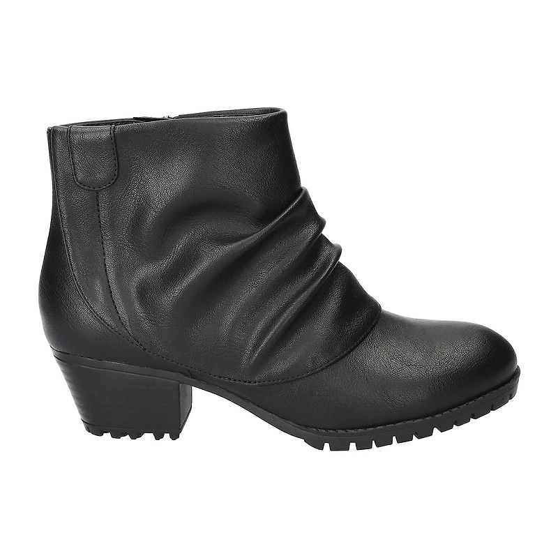 Easy Street Womens Block Heel Booties