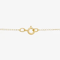 Italian Horn Unisex Adult 10K Gold 18 Inch Pendant Necklace