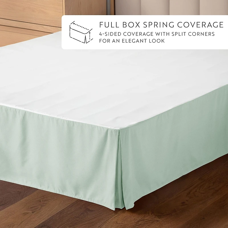 Casual Comfort Luxury Pleated 14" Hypoallergenic Wrinkle Resistant Bed Skirt