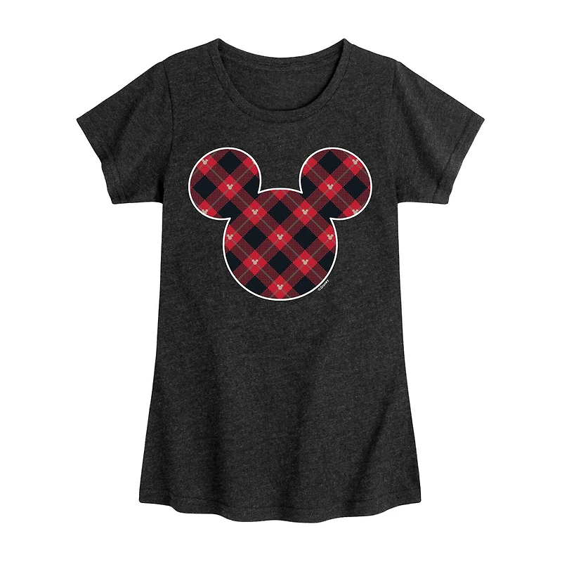 Disney Collection Girls Round Neck Short Sleeve Regular Fit Minnie Mouse Graphic T-Shirt