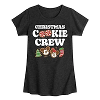 Disney Collection Girls Round Neck Short Sleeve Regular Fit Mickey and Friends Graphic T-Shirt