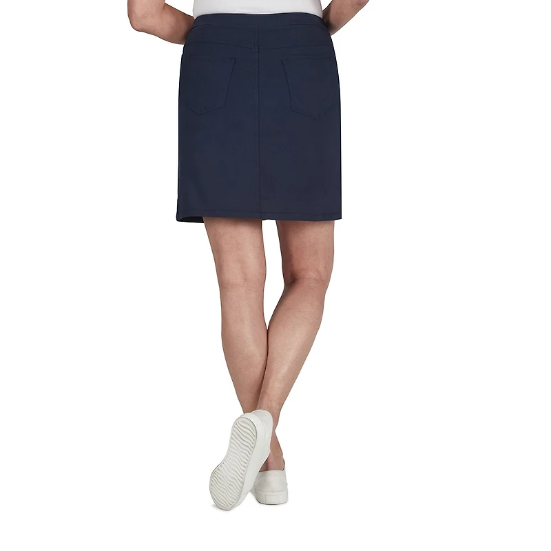 Hearts Of Palm Womens Petite A-Line Skirt