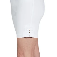 Hearts Of Palm Womens Mid Rise Petite Pull-On Short