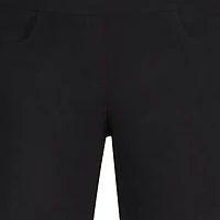 Hearts Of Palm Womens Petite Straight Mid Rise Capri Pant