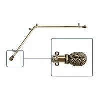 Rod Desyne Forest Corner Window 3/4 Adjustable Curtain