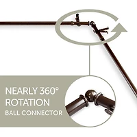 Rod Desyne Ornament 5-Sided Bay Window Rod