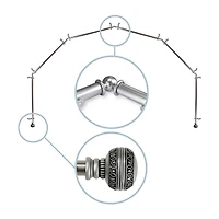 Rod Desyne Ornament 6-Sided Bay Window Rod