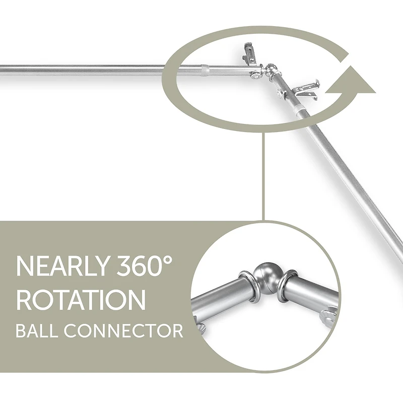Rod Desyne Ornament 6-Sided Bay Window Rod