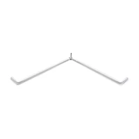 Rod Desyne Lockseam Corner Window 2 IN Adjustable Curtain Rod