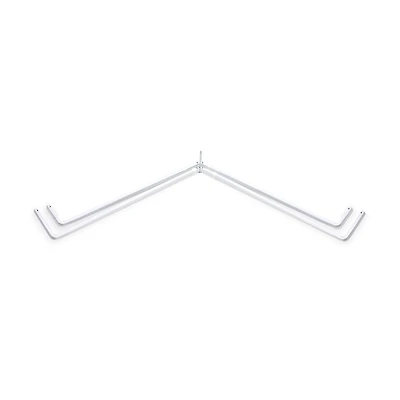 Rod Desyne Lockseam Corner Window Double Curtain Rod