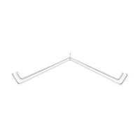 Rod Desyne Lockseam Corner Window Double Curtain Rod