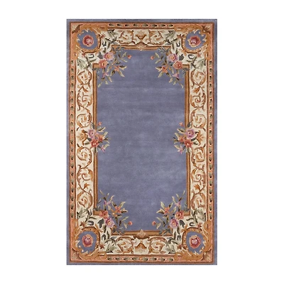 Momeni Open Fields Bordered Hand Tufted Indoor Rectangular Accent Rug