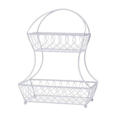 Gourmet Basics by Mikasa Metal Fruit Basket