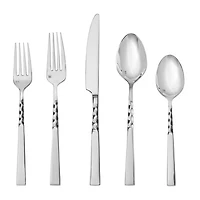 Fortessa Wrought 20-pc. 18/10 Stainless Steel Flatware Set