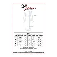 24/7 Comfort Apparel Womens Long Sleeve Maxi Dress