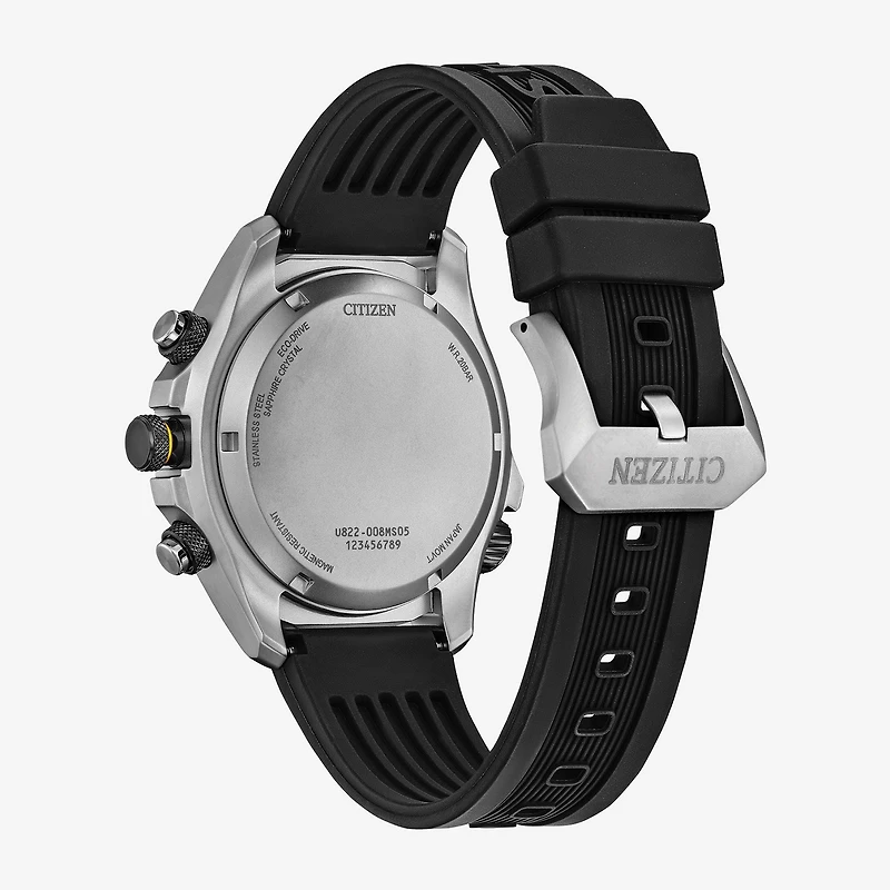 Citizen Promaster Mens Black Strap Watch Jv1007-07e