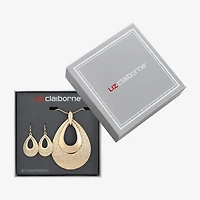 Liz Claiborne Pendant Necklace And Drop Earring Womens 2-pc. Jewelry Set