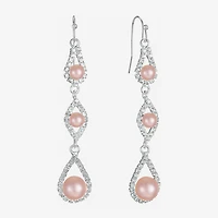 Monet Jewelry Timeless Womens Simulated Pearl Drop Earrings