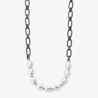 Liz Claiborne Two Tone Womens 17 Inch Collar Necklace