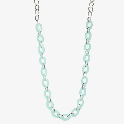 Liz Claiborne Womens Inch Link Necklace