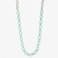 Liz Claiborne Womens 17 Inch Link Necklace
