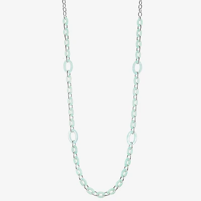 Liz Claiborne Womens 26 Inch Link Necklace